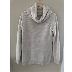 TWIK Cream Cowl Neck Sweater